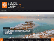 Tablet Screenshot of melhoresmomentosdavida.com